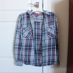 Arizona flannel (grey, blue, pink)